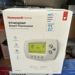 Honeywell Home Built In WiFi Heating and Cooling Push Buttons Programmable Thermostat