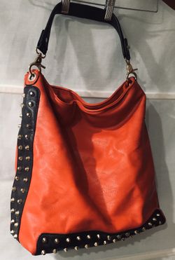 Red Studded Purse