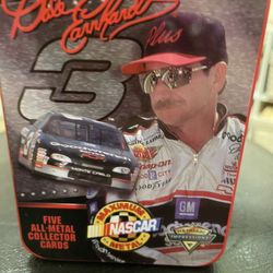 Nascar/Racing vintage sealed 5 Metal Cards In Tins Dale Earnhardt #3 1998