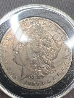 1890-CC MORGAN Silver Dollar 