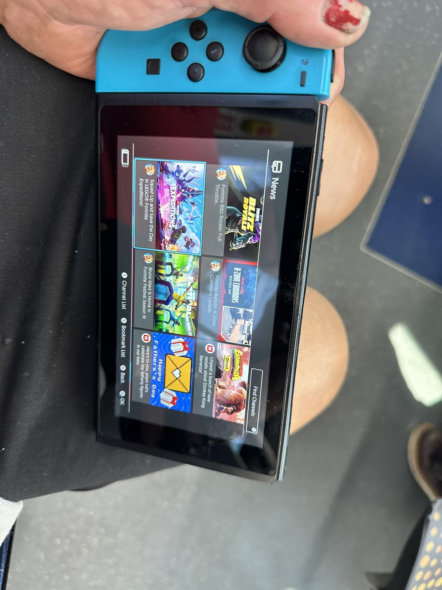 Nintendo Switch™ with Neon Blue and Neon Red Joy‑Con™