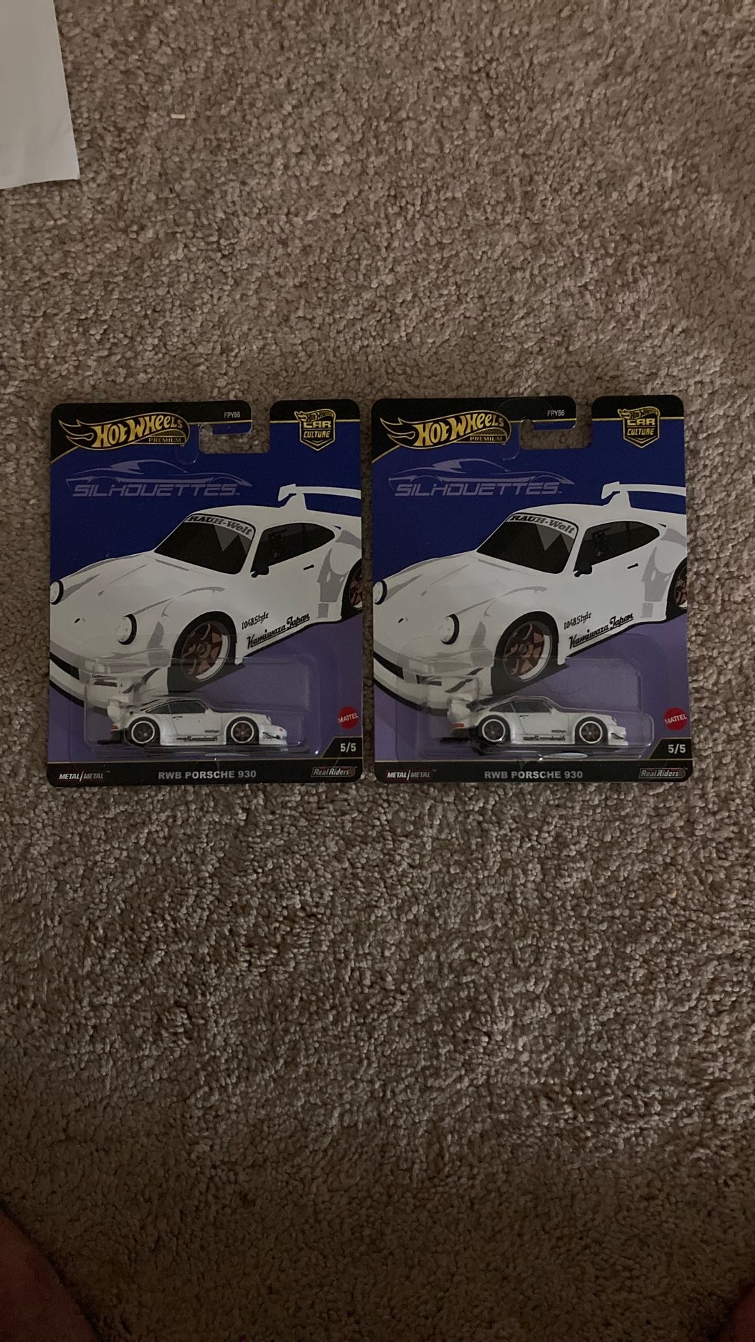 Hot Wheels Premium Silhouettes RWB Porsche 930