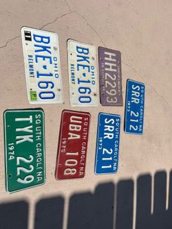 License plates