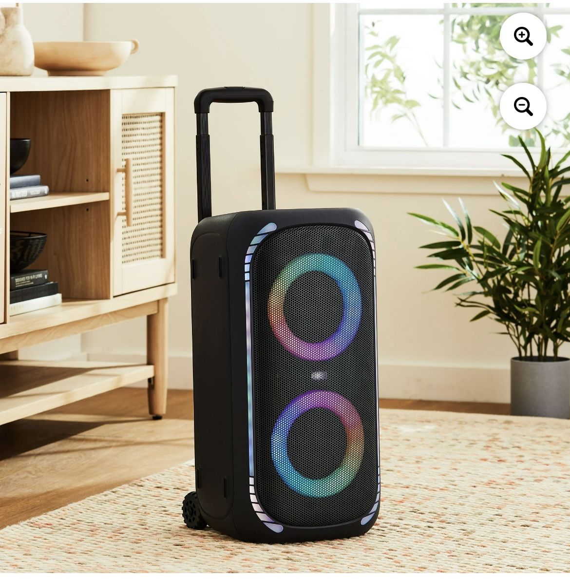 onn Large Party Speaker Gen 2 with LED Lighting