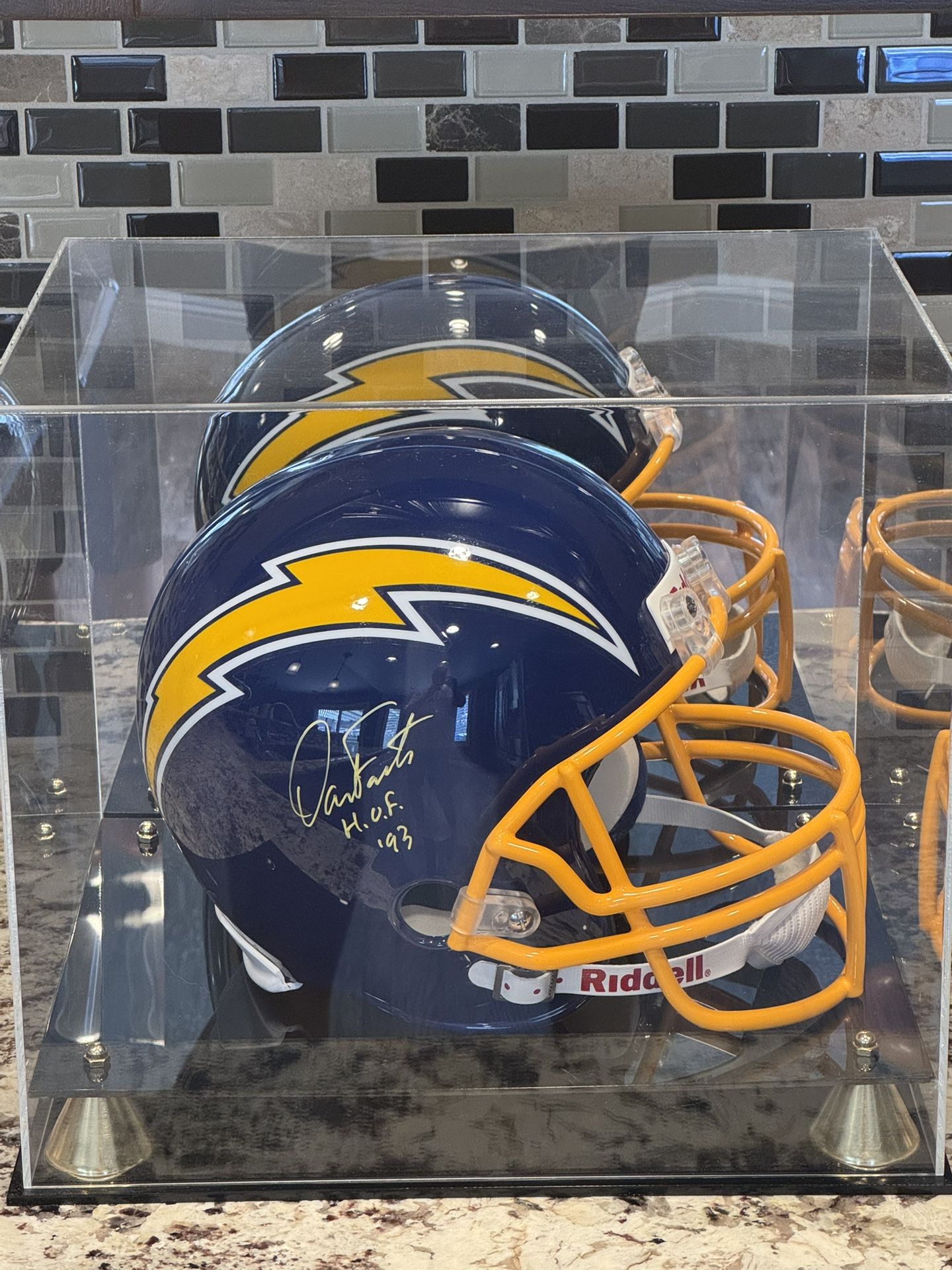 Chargers Helmet Signed By Dan Fouts
