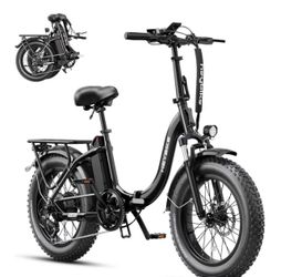 Ranger 2.0 Foldable Electric Bike for Adults, 20"×4 Fat Tire Ebike with 1400W Peak Motor, 28 MPH Max Speed, 600Wh Removable Battery, Up to 65 Miles Ra