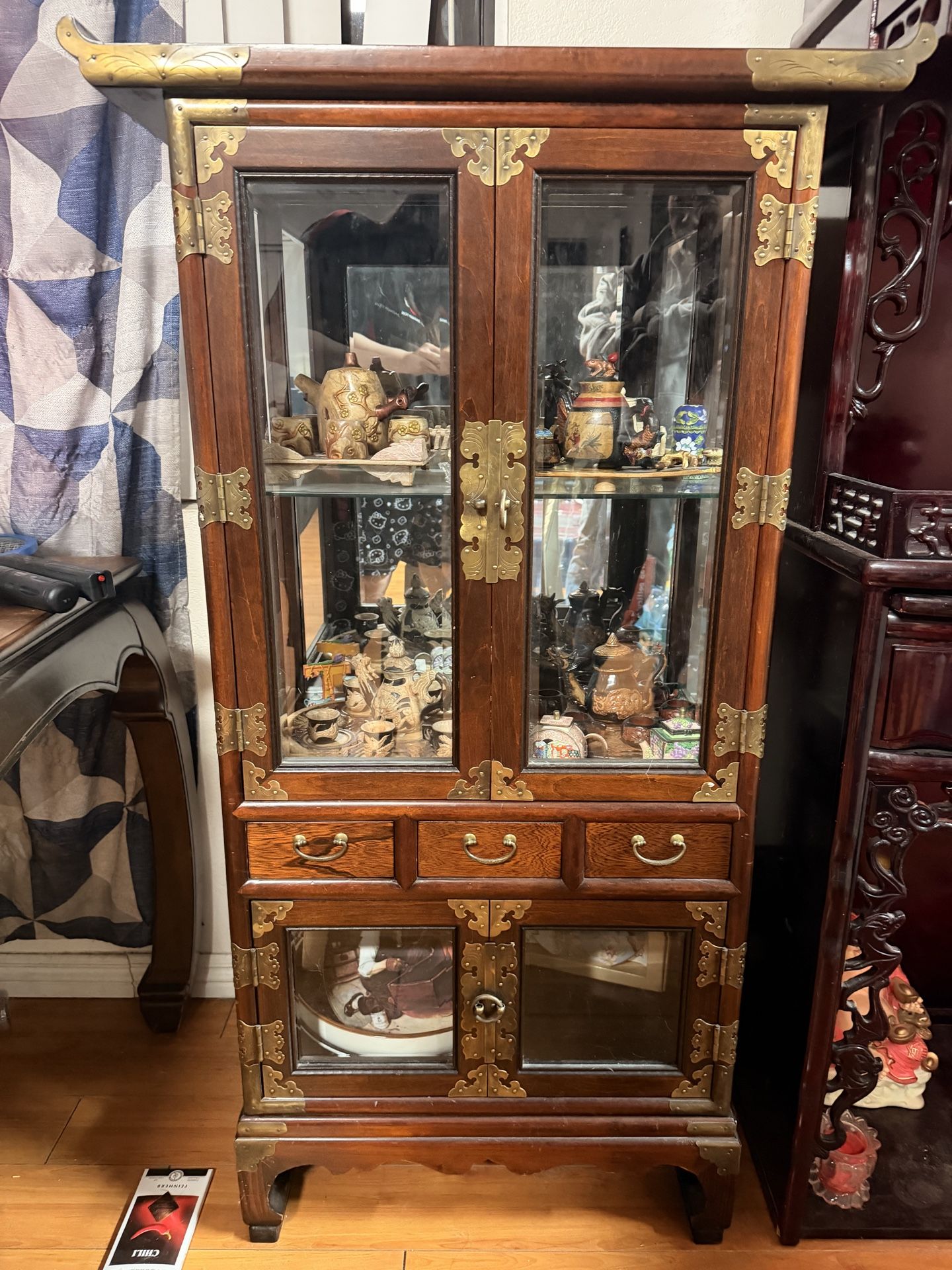 China Cabinet Tea Set Included