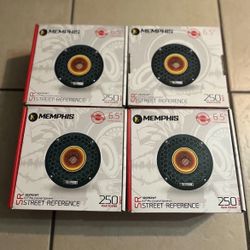 Memphis Audio 4 SRXP62WT SRX Pro Audio 6.5" Coaxial Speakers (4)
