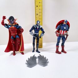 Marvel Universe 3.75 Figures Lot Gladiator, Darkhawk,  Captain America