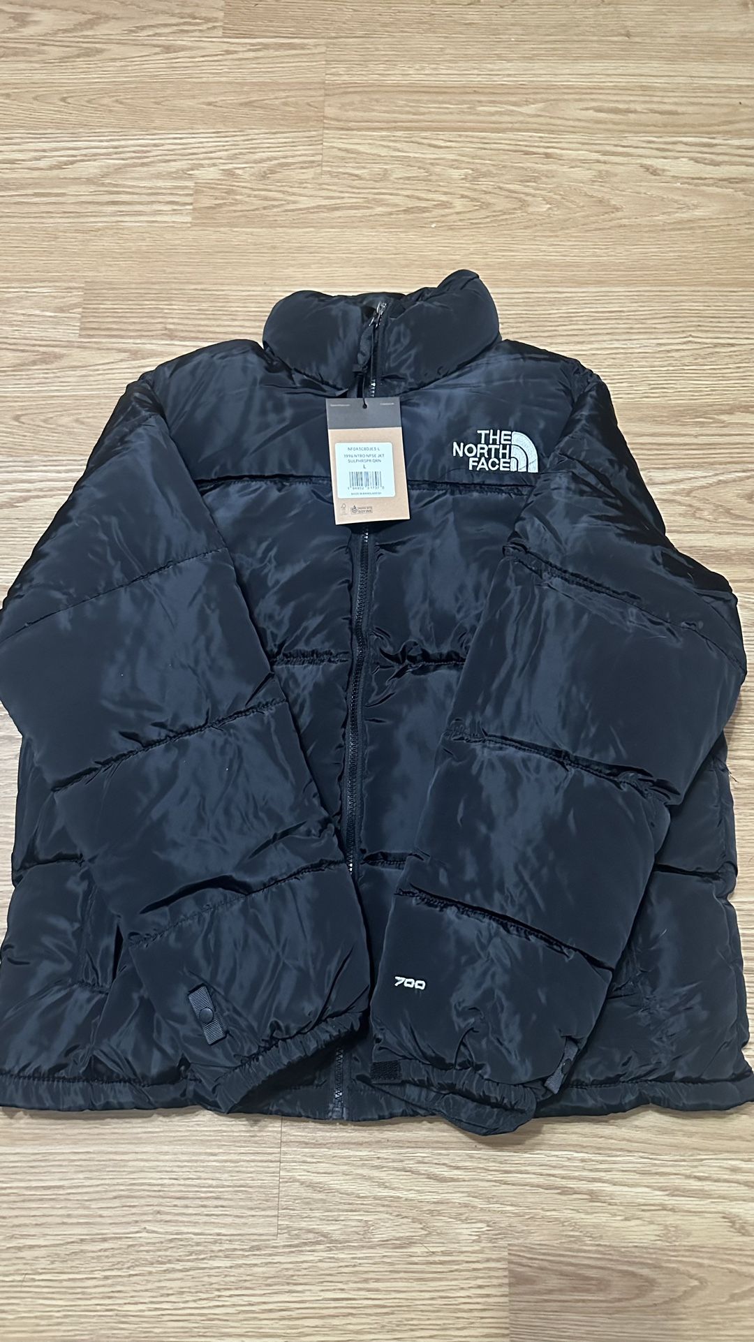 The North Face 1996 Retro Nuptse 700 Down Puffer Jacket Black Large