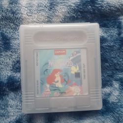 Nintendo Gameboy The Little Mermaid Game W/ Case
