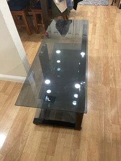 Glass TV Console 
