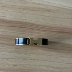 Black H Clic Bracelet