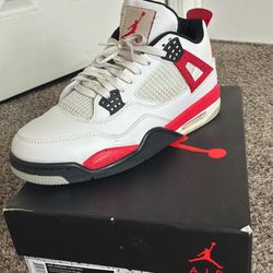 Air Jordan Retro 4 Red Cement Men's 11