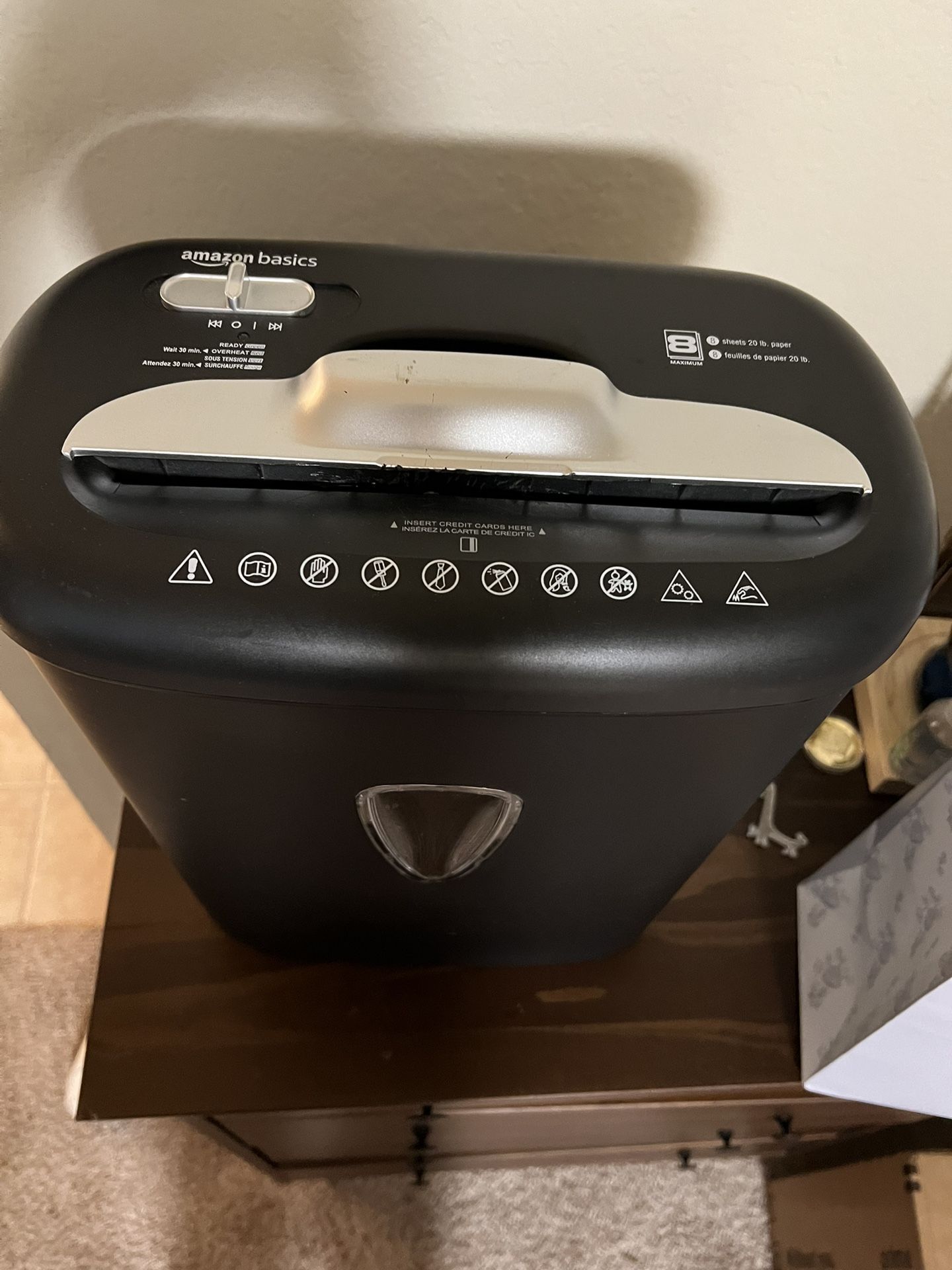 8-Sheet -Cross Cut Paper Shredder