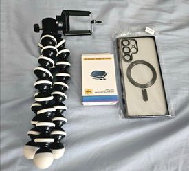 New S22 ultra case, tripod and car phone mount