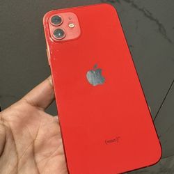 Unlocked red iPhone 12