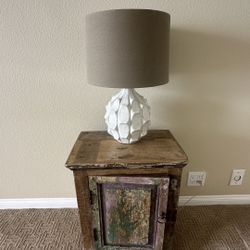 Side Tables, Lamps, Chest 