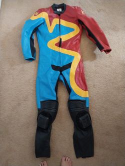 Vtg Z Custom Leather Racing Suit