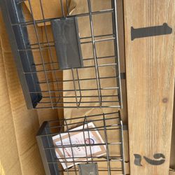 Rustic Hanging Wall Organizer