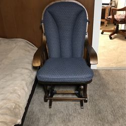 Gliding rocking chair comfortable and beautiful