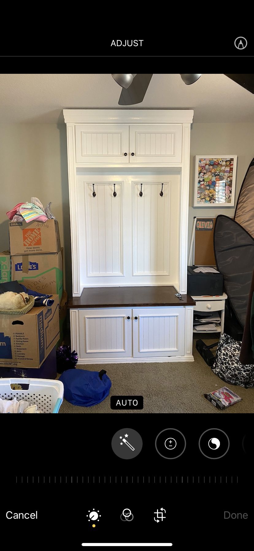 Custom Hall Tree 95” H X 48” W X 23” D