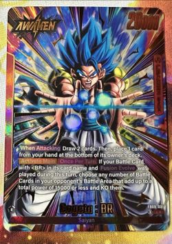Dragonball alt art leader gogeta fusion world