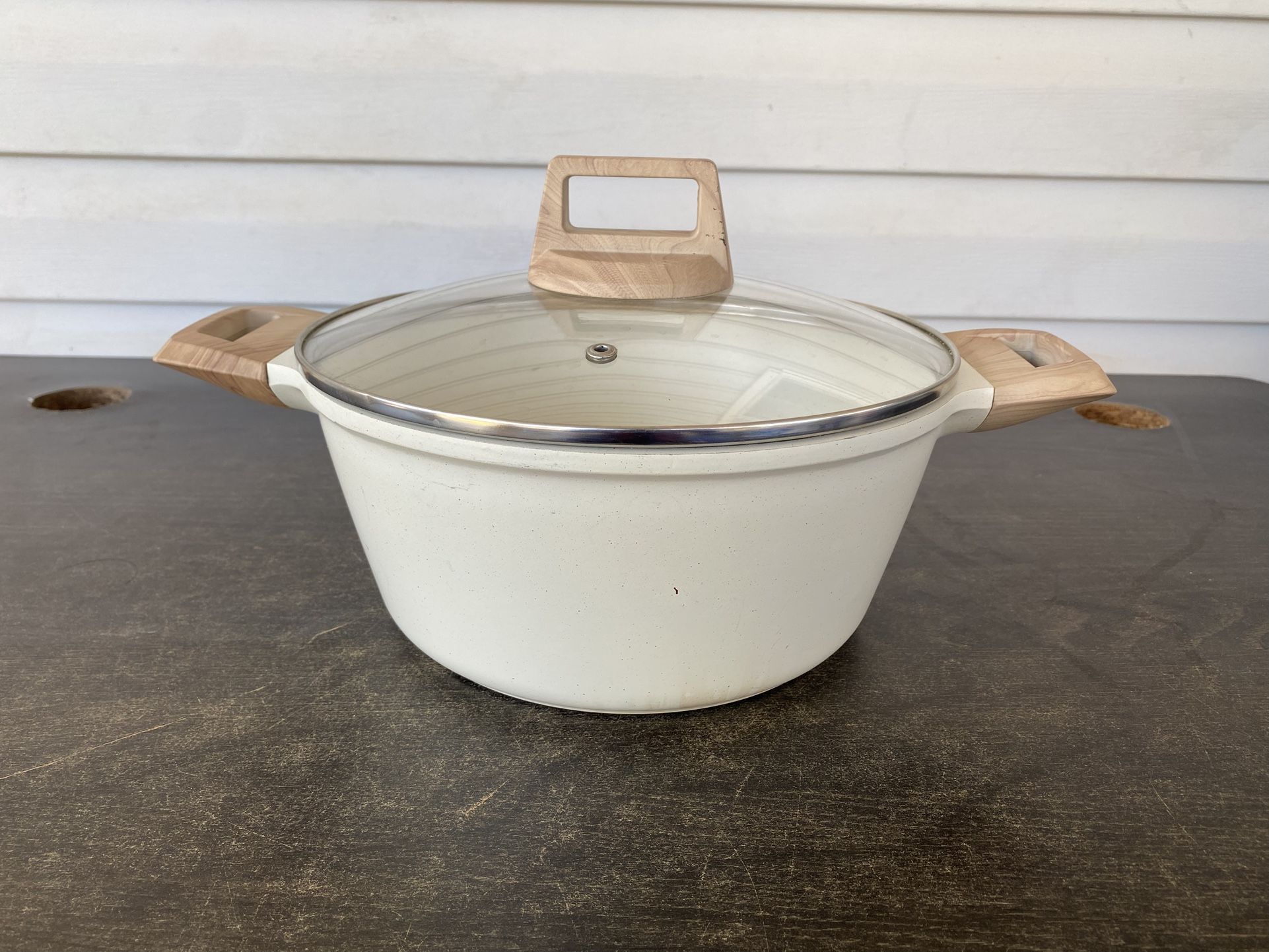 CAROTE Nonstick Stock With Lid, Granite