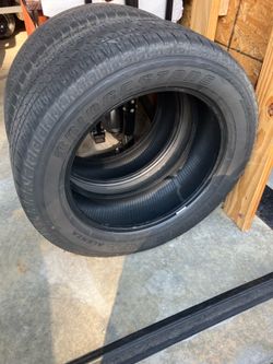 Bridgestone Dueler Tires (2) 275/55R20