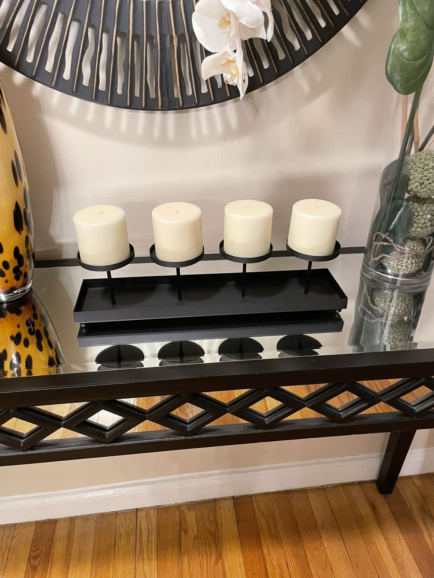 Cast Iron Candleholder (candles are Included)