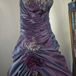 Iridescent Purple Dress