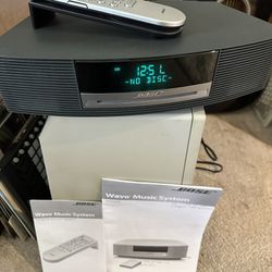 Bose Wave Music System With Remote Manuals 