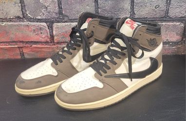 Jordan 1 Travis Scott Cactus Jack's Used Size 11