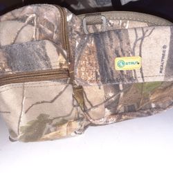 Hs ‘Strut’ Ultimate Waist Bag, 15 Pockets W/ 600D Waterproof, Rip/Tear-Proof Material, Realtree Camo