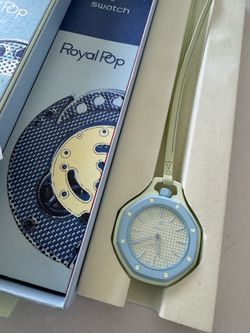AP x Swatch Royal Pop (Blaue Acht) Mint/Blue