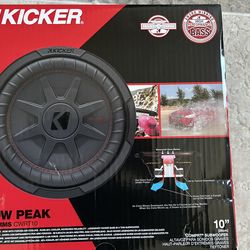 Kicker 400 Watts  RMS CWRT 10” Subwoofer
