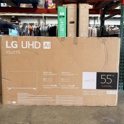 LG 55” UHD AI Smart TV Brand New In Box 
