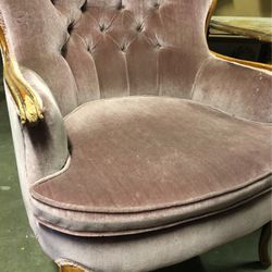 Vintage Chair Soft Plum Color