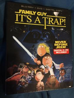 Family Guy- it's a trap- Blu Ray +Dvd (digital copy not included)