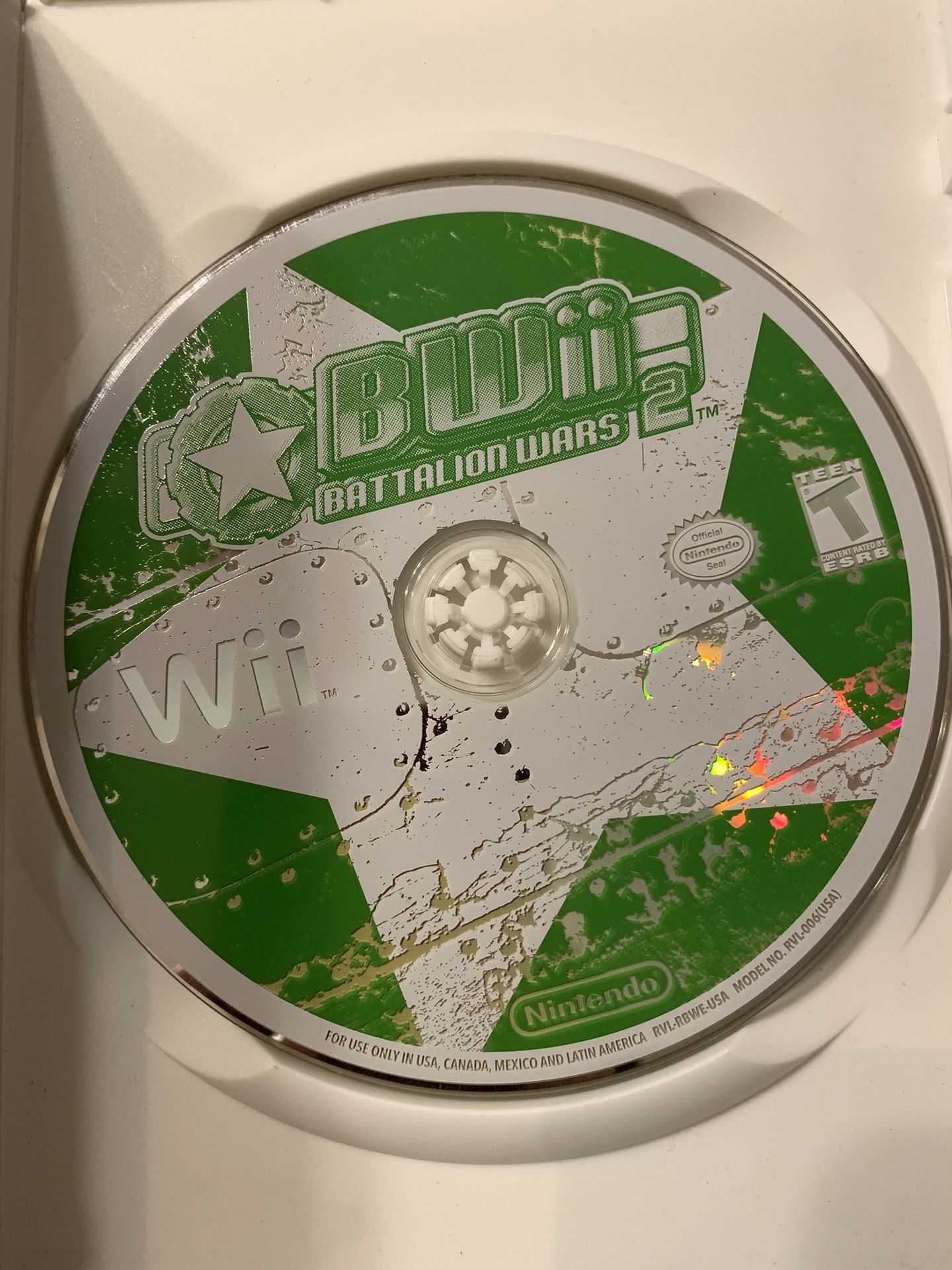 Battalion Wars II / 2 (Nintendo Wii,2007) Loose Game Tested Working