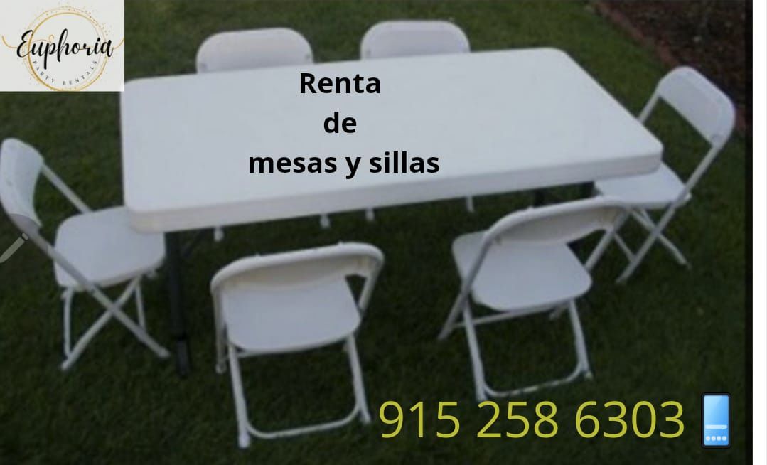 Mesas Y Sillas