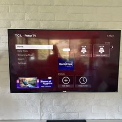 BOUGHT 2024 - TCL 65-inch Class 4-Series 4K UHD HDR Smart Roku TV – 65S435, Model, Black