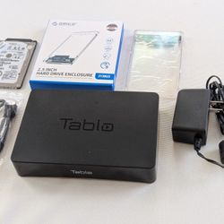 Live HDTV Over-The-Air DVR Recorder & 320GB Hitachi External USB Recording Storage