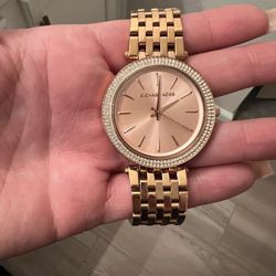 Michael Kors Rose Gold Watch 