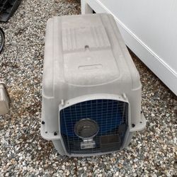Dog crate With Bowl! $25 OBO!