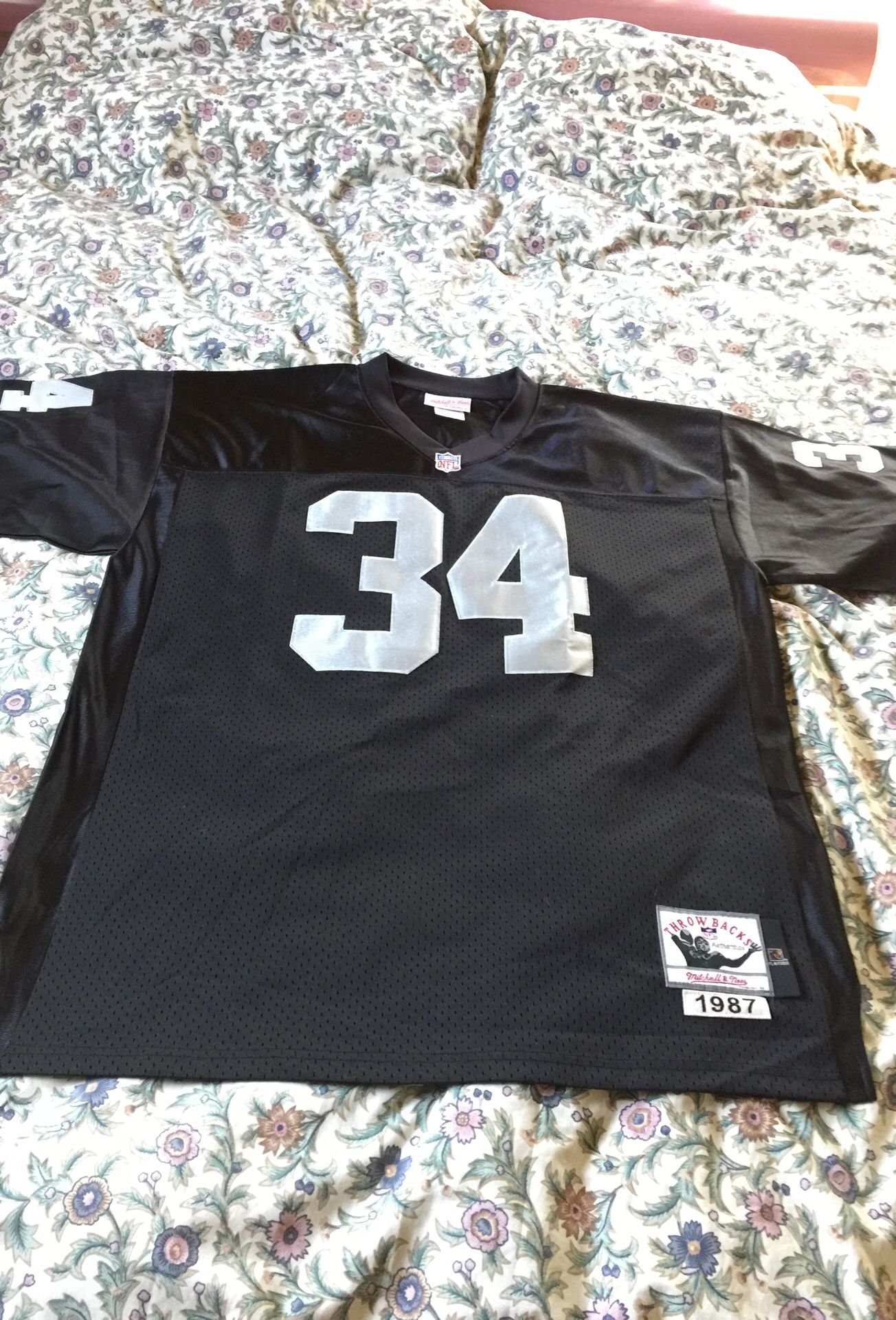 Bo Jackson 1987 raiders size 56 rare jersey 🔥 Make an offer