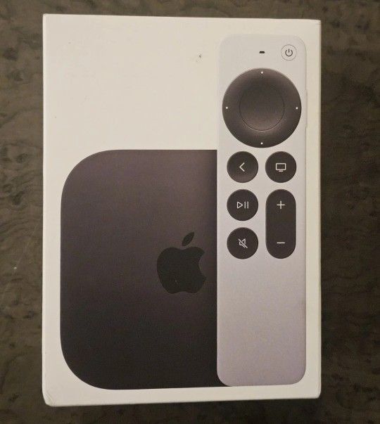 Apple TV 4K 3rd Generation 128GB WiFi + Ethernet Media Streamer! Black! Brand New Sealed!