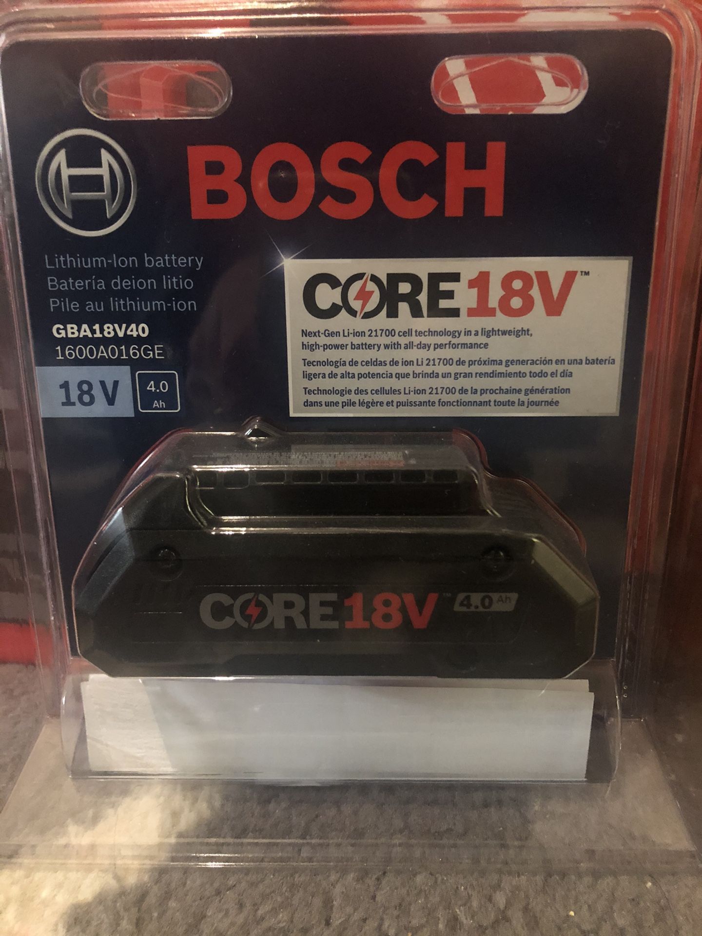 Brandnew 18V Bosch 4Ah