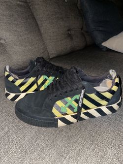 Off-White Vulc Low 'Black Yellow Green'