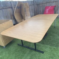 Conference Table  9’ 4”W X 48”D x 20”H
